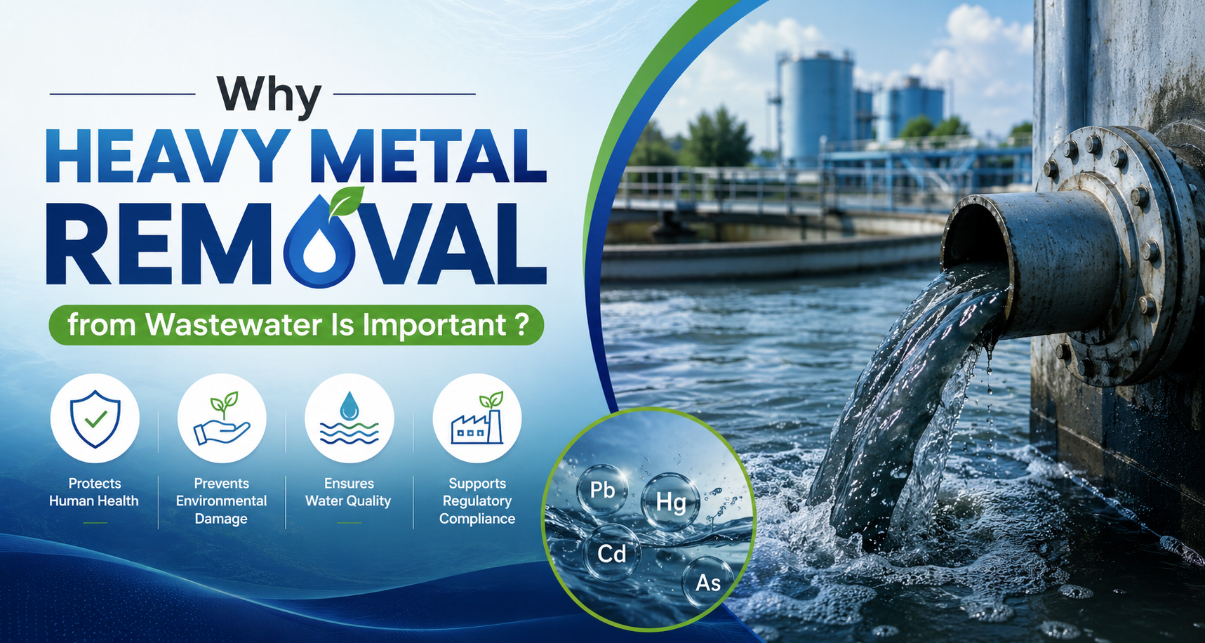 Heavy Metal Removal From Wastewater Is Important